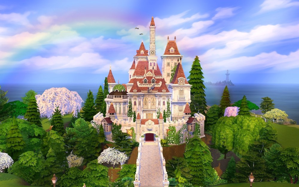 Beauty and the Beast Castle SIMS 4