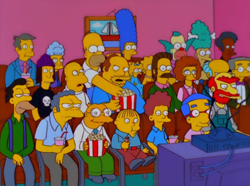 The Simpsons на диване