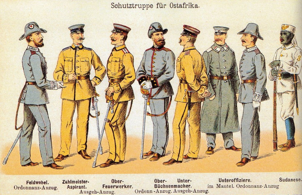 Колониальные войска Германии 1914
