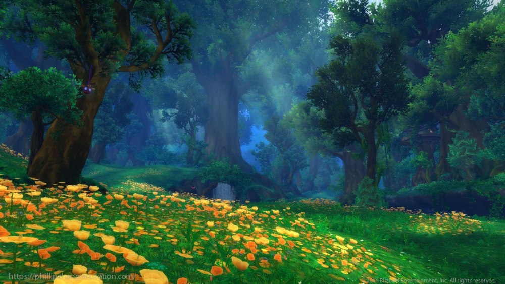 World of Warcraft ландшафт