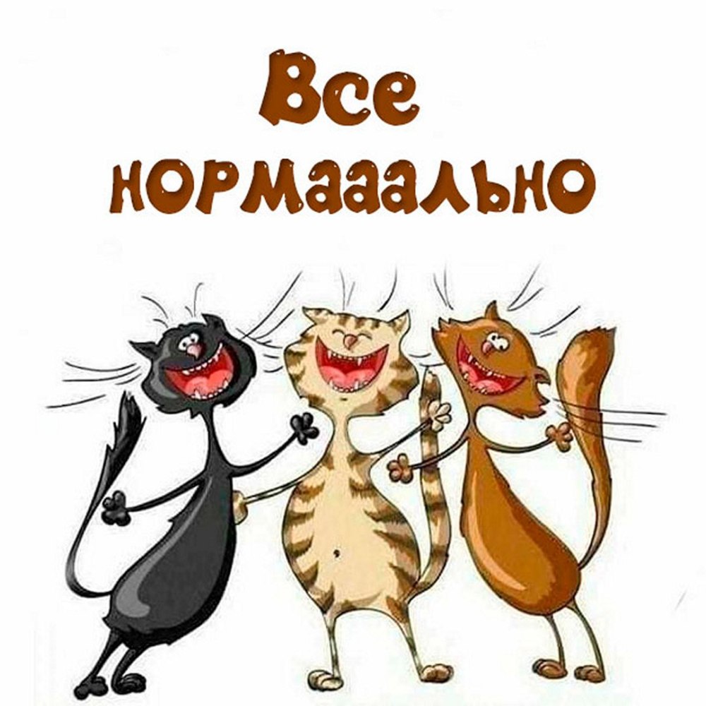 Открытка дела нормально