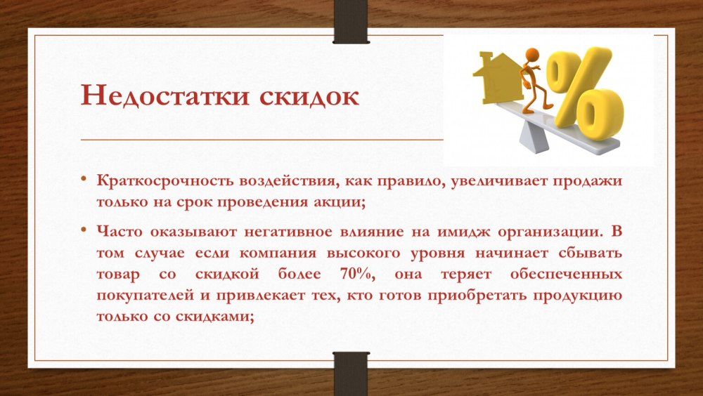 Влияние скидок на покупателей