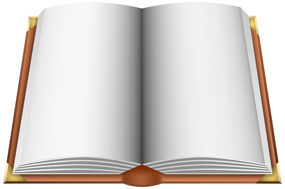 Книга на прозрачном фоне