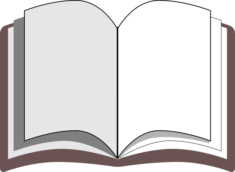 Рисунок развернутой книги